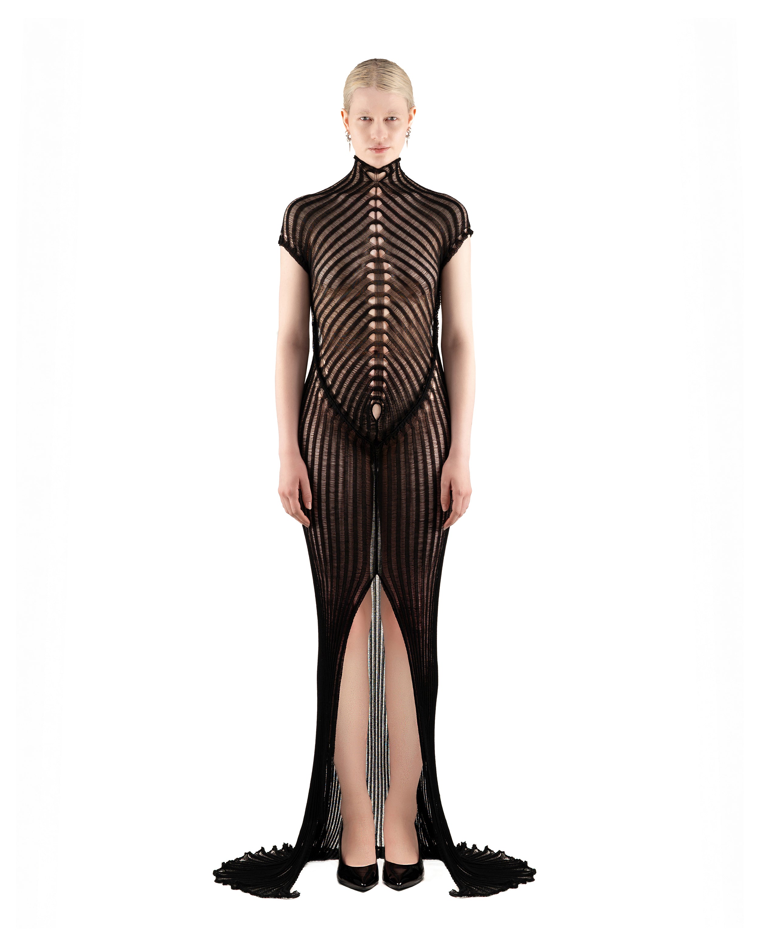 Spine Knit Dress