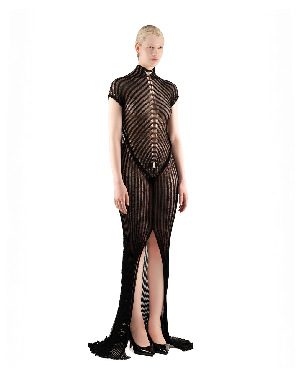 Spine Knit Dress