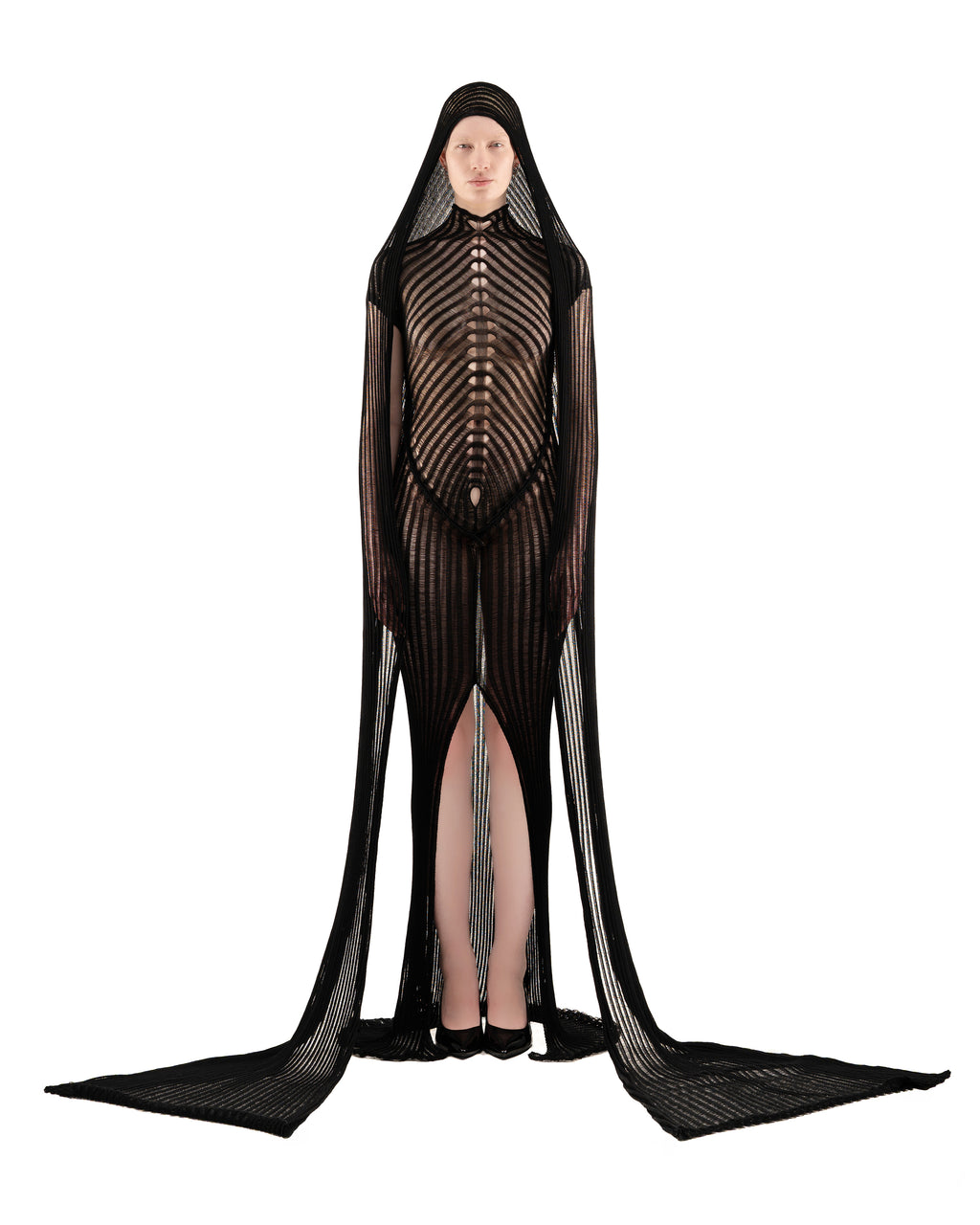 Spine Knit Dress
