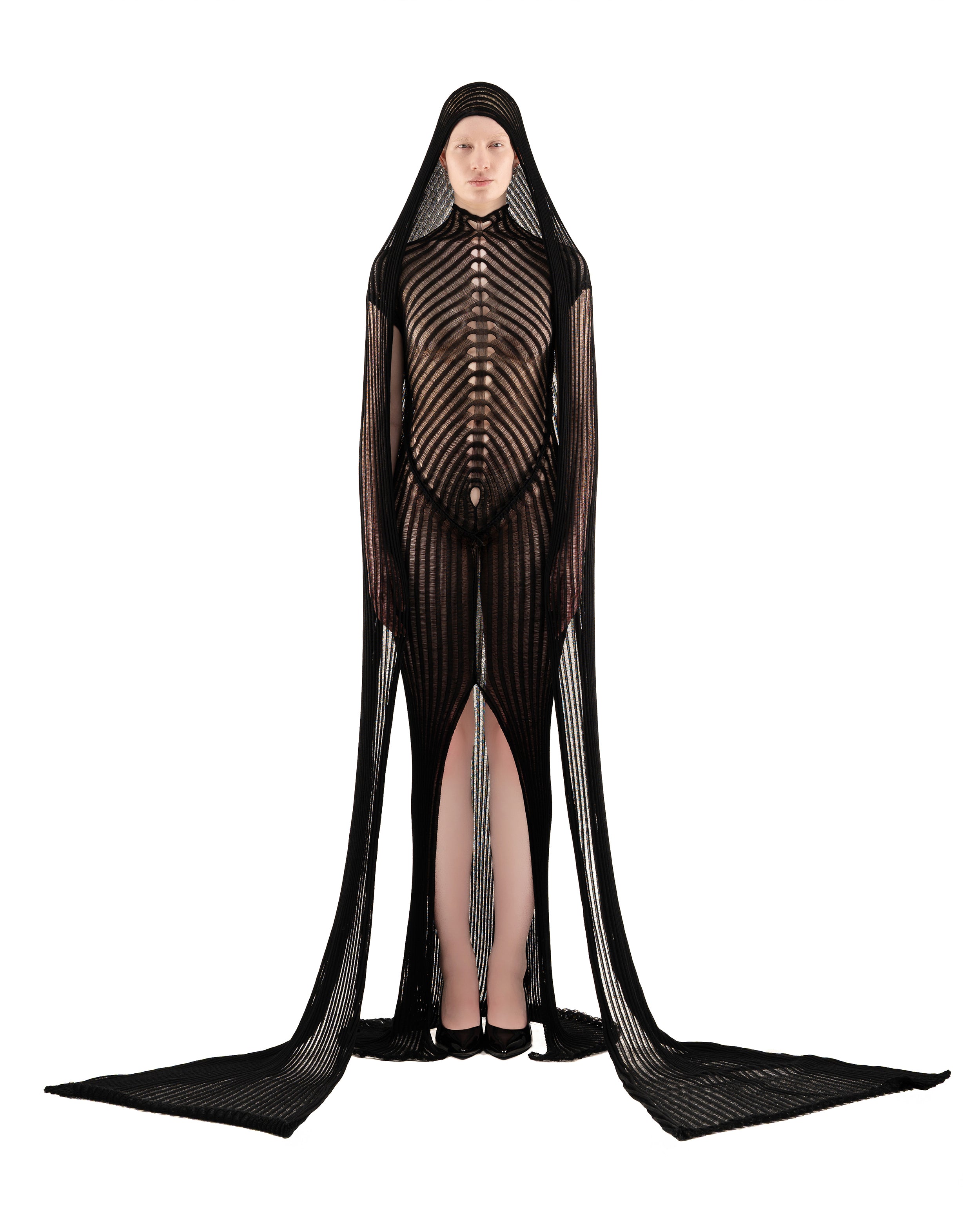 Spine Knit Dress