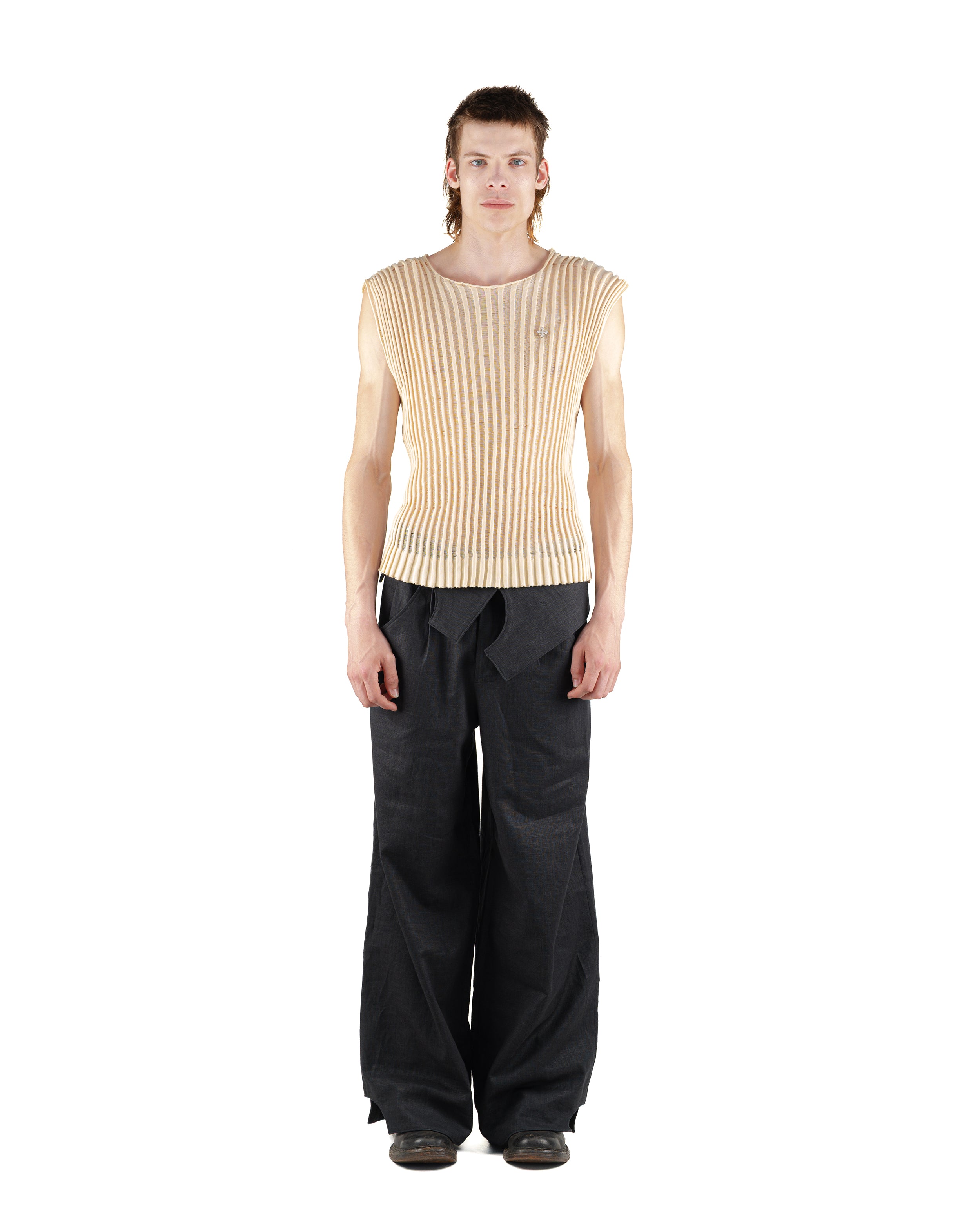 Float Tank Top Ecru