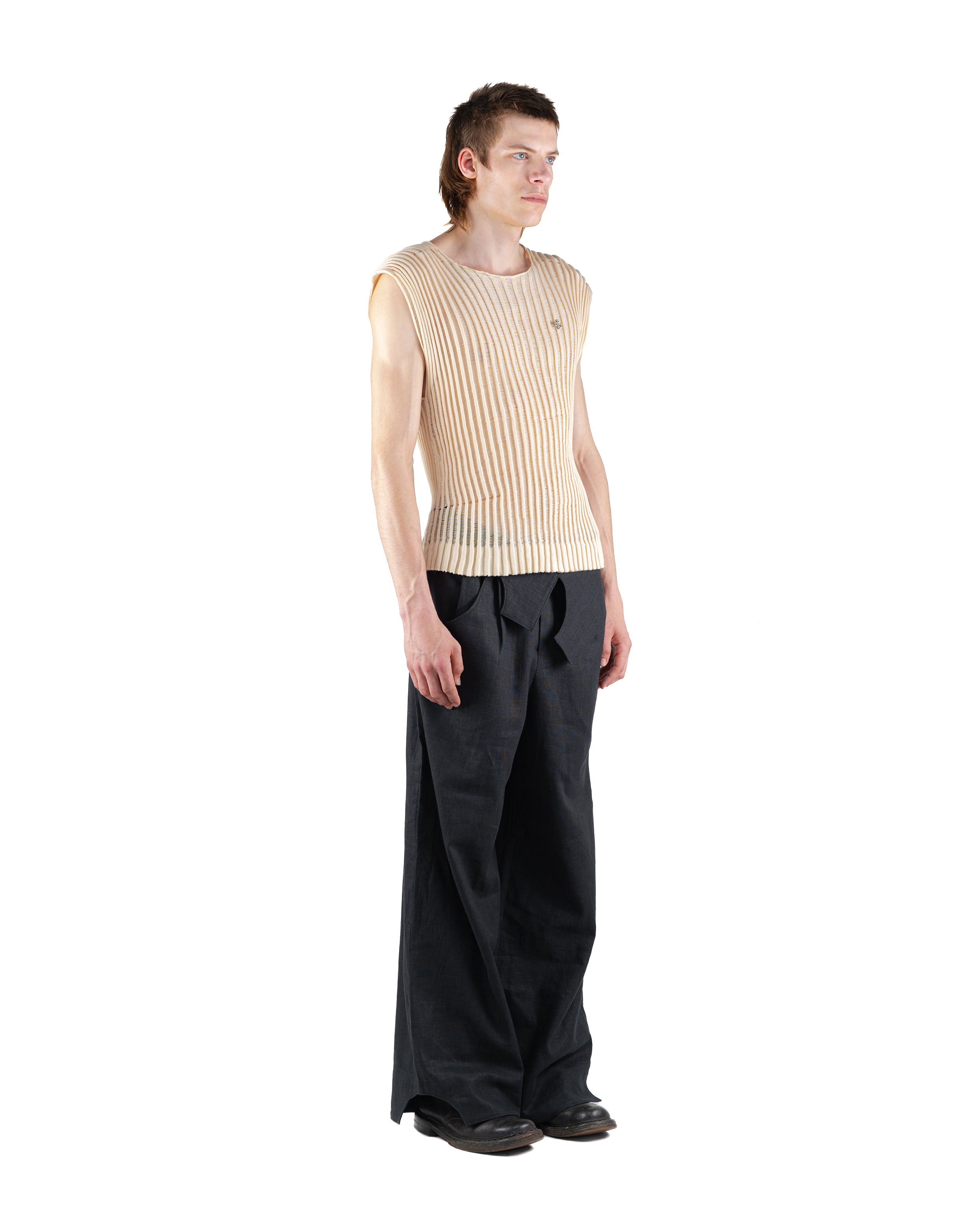 Float Tank Top Ecru