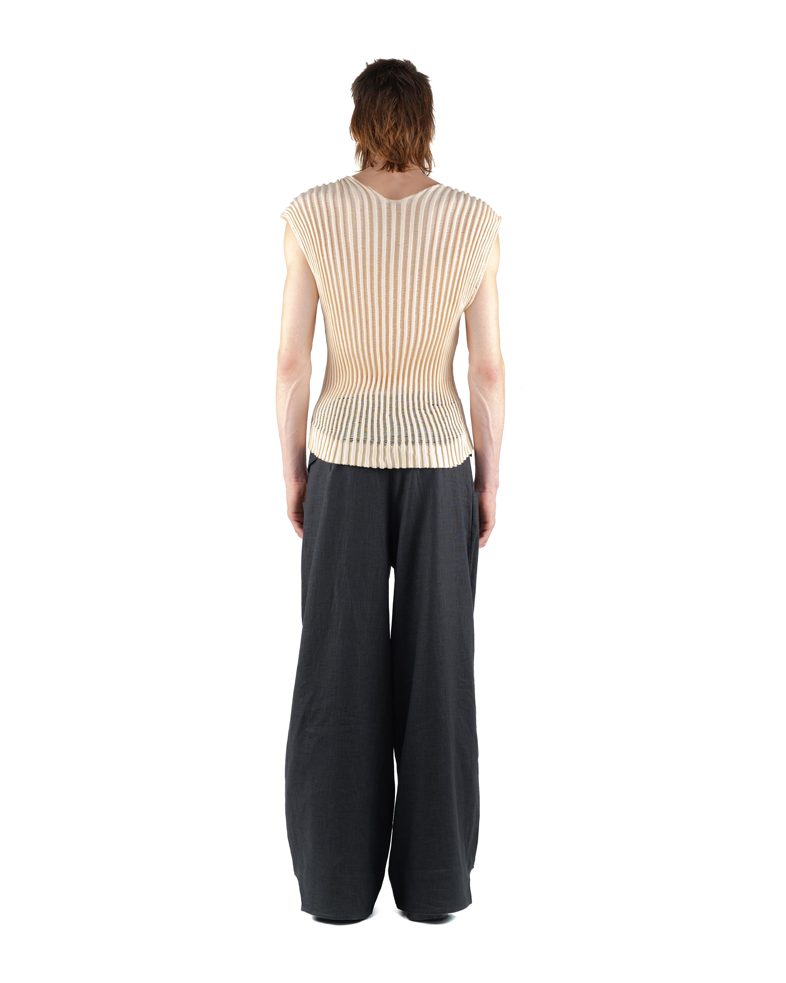 Float Tank Top Ecru